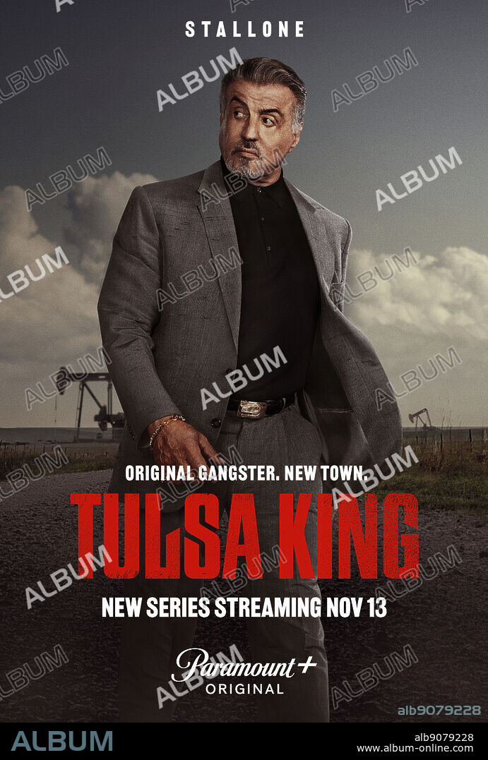 SYLVESTER STALLONE en TULSA KING, 2022, dirigida por ALLEN COULTER y GUY FERLAND. Copyright 101 Studios / MTV Entertainment Studios.