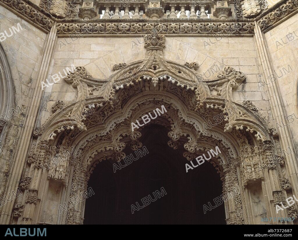 CAPILLA IMPERFECTA - 1509 - DETALLE DE UN ARCO - ESTILO MANUELINO.