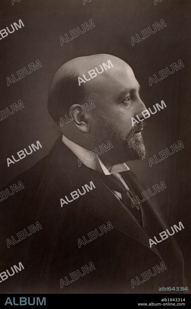 Alexander Campbell Mackenzie (1847-1935) Scottish composer and conductor. Principal of the Royal Academy of Music, London (1887-1924). From "The Cabinet Portrait Gallery" (London, 1890-1894). Woodburytype after photograph by W & D Downey. (Photo by: Universal History Archive/UIG via Getty Images).