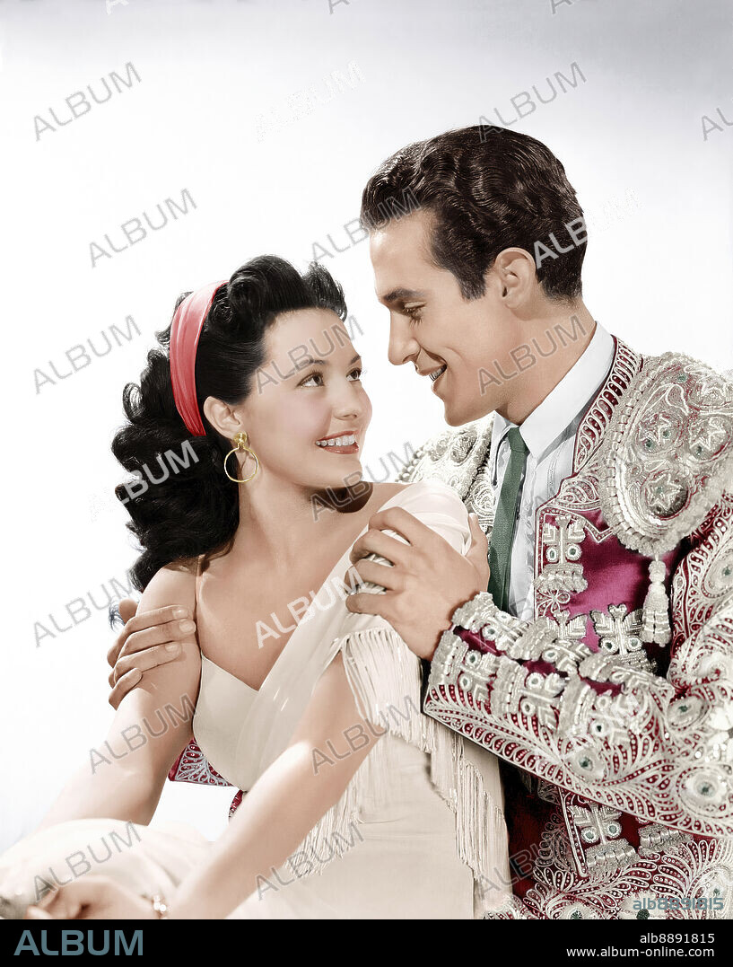 CYD CHARISSE and RICARDO MONTALBAN in FIESTA, 1947, directed by RICHARD THORPE. Copyright M.G.M.