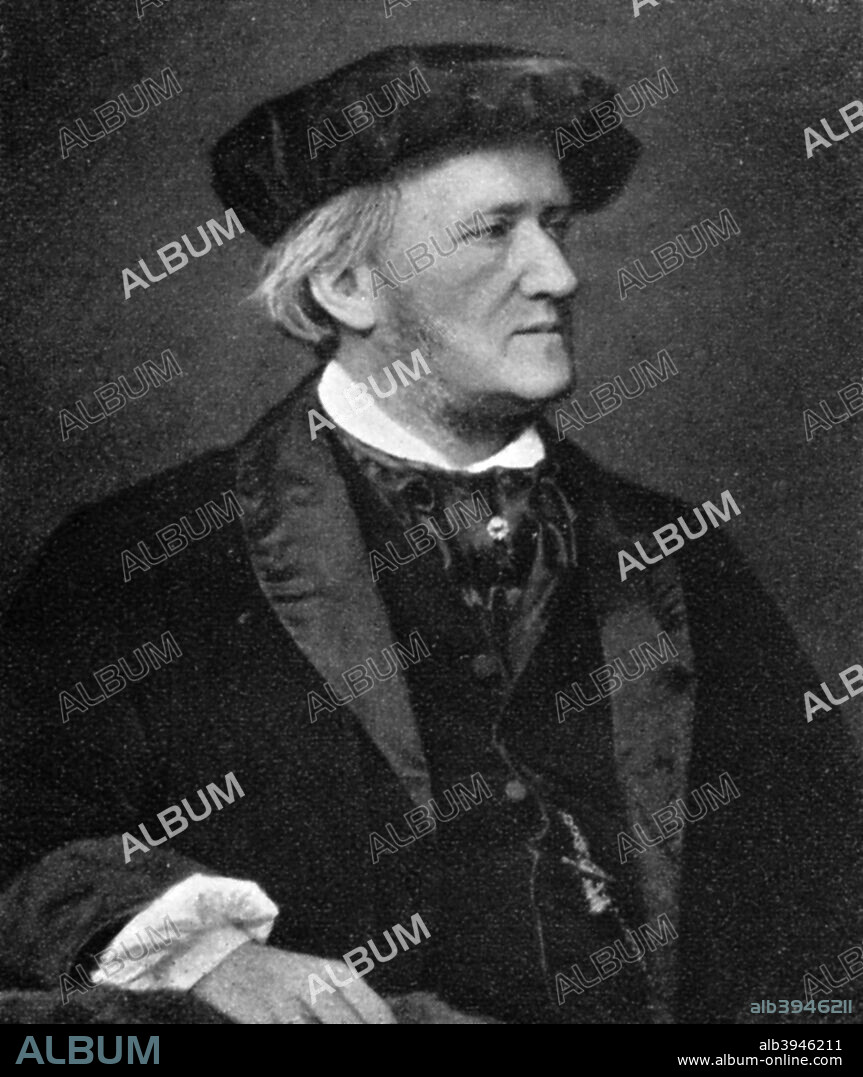 Wilhelm Richard Wagner, (1813-1883), German composer, conductor, music theorist, 1909.