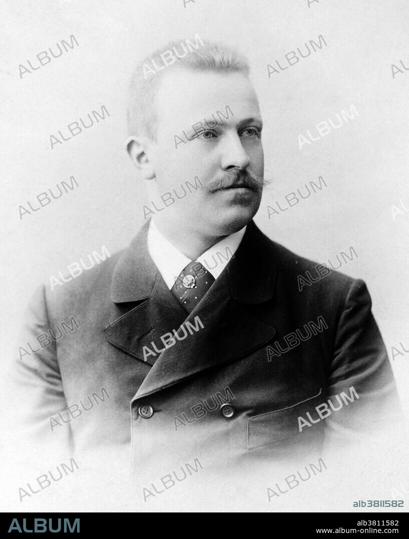 Erich Dagobert von Drygalski (February 9, 1865 - January 10, 1949) was a German geographer, geophysicist and polar scientist. He led two expeditions between 1891 and 1893, which were supplied by the Society for Geoscience of Berlin. One expedition wintered during the winter between 1892 and 1893 in Western Greenland. He habilitated 1889 for geography and geophysics with the collected scientific evidence. In 1898, Drygalski became associate professor and 1899 extraordinary professor for geography and geophysics in Berlin. He led the first German South Polar expedition with the ship Gauss to explore the unknown area of Antarctica lying south of the Kerguelen Islands. Despite being trapped by ice for nearly fourteen months until February 1903, the expedition discovered new territory in Antarctica, the Kaiser Wilhelm II Land with the Gaussberg. From October 1906 until his retirement, Drygalski was a professor in Munich, where he also presided the Geographic Institute, founded by him, until his death. In 1910, he took part in Count Ferdinand von Zeppelin's expedition to Spitsbergen and participated in other expeditions to North America and northeastern Asia. He died 1949 at the age of 83.