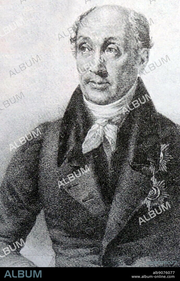 Count Mikhail Mikhailovich Speransky (1772 - 1839) was a Russian reformist during the reign of Alexander I of Russia, to whom he was a close advisor. He later served under Tsar Nicholas I of Russia. Speransky is referred to as the father of Russian liberalism.