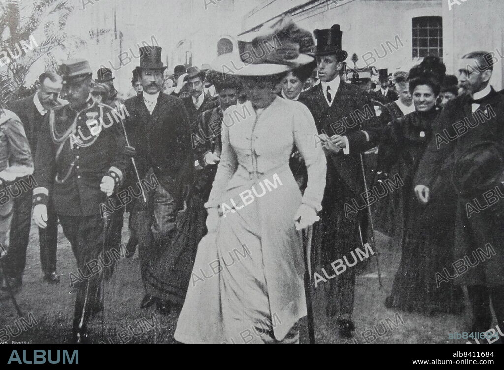 Dona Victoria Eugenie Julia Ena of Battenberg (24 October 1887 - 15 April 1969) was Queen of Spain as the wife of King Alfonso XIII from their marriage on 31 May 1906 until 14 April 1931, when the Spanish Second Republic was proclaimed.