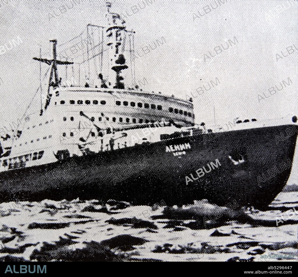 Lenin' a Soviet nuclear-powered icebreaker. Launched in 1957, it was both the world's first nuclear-powered surface ship and the first nuclear-powered civilian vessel. Lenin entered operation in 1959 and was officially decommissioned in 1989.