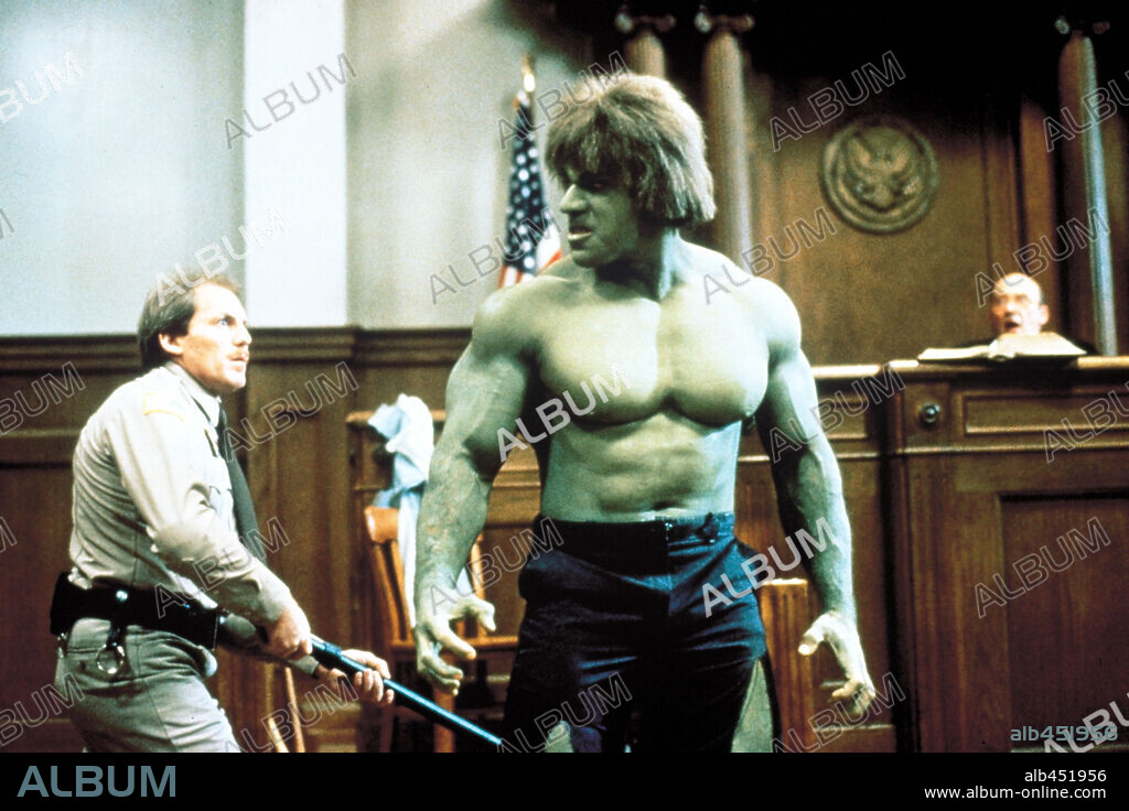 LOU FERRIGNO in THE INCREDIBLE HULK, 1978, unter der Regie von BILL BIXBY und REZA S. BADIYI. Copyright MARVEL PROD./UNIVERSAL TV.