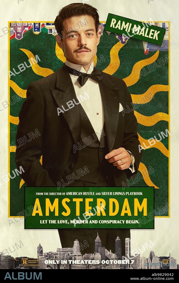 RAMI MALEK in AMSTERDAM, 2022, directed by DAVID O. RUSSELL. Copyright 20TH CENTURY STUDIOS.