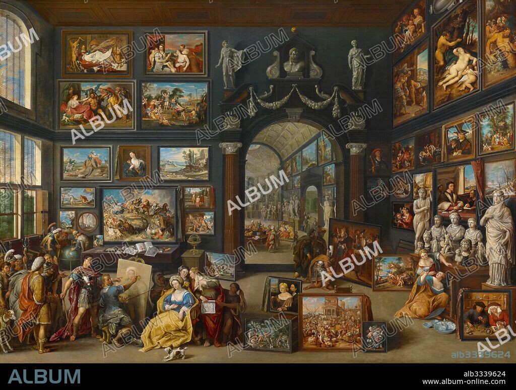 WILLEM VAN HAECHT. Apelles Painting Campaspe.