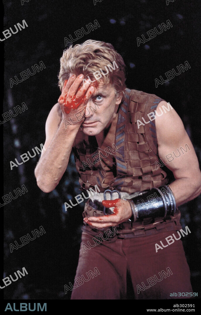 KIRK DOUGLAS in THE VIKINGS, 1958, unter der Regie von RICHARD FLEISCHER. Copyright BRYNA PRODUCTION/UNITED ARTISTS.