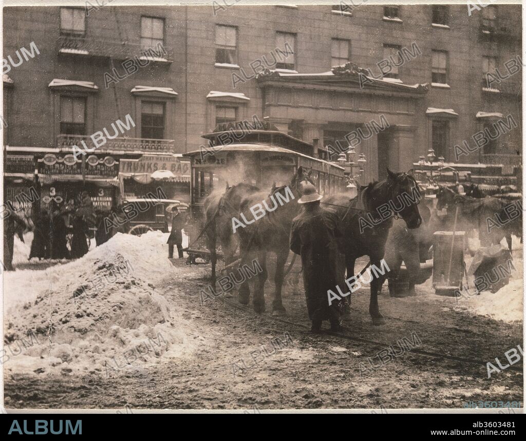 The Terminal. Artist: Alfred Stieglitz (American, Hoboken, New Jersey 1864-1946 New York). Dimensions: 8.9 x 11.5 cm (3 1/2 x 4 1/2 in.). Date: 1893, printed 1920s-30s.