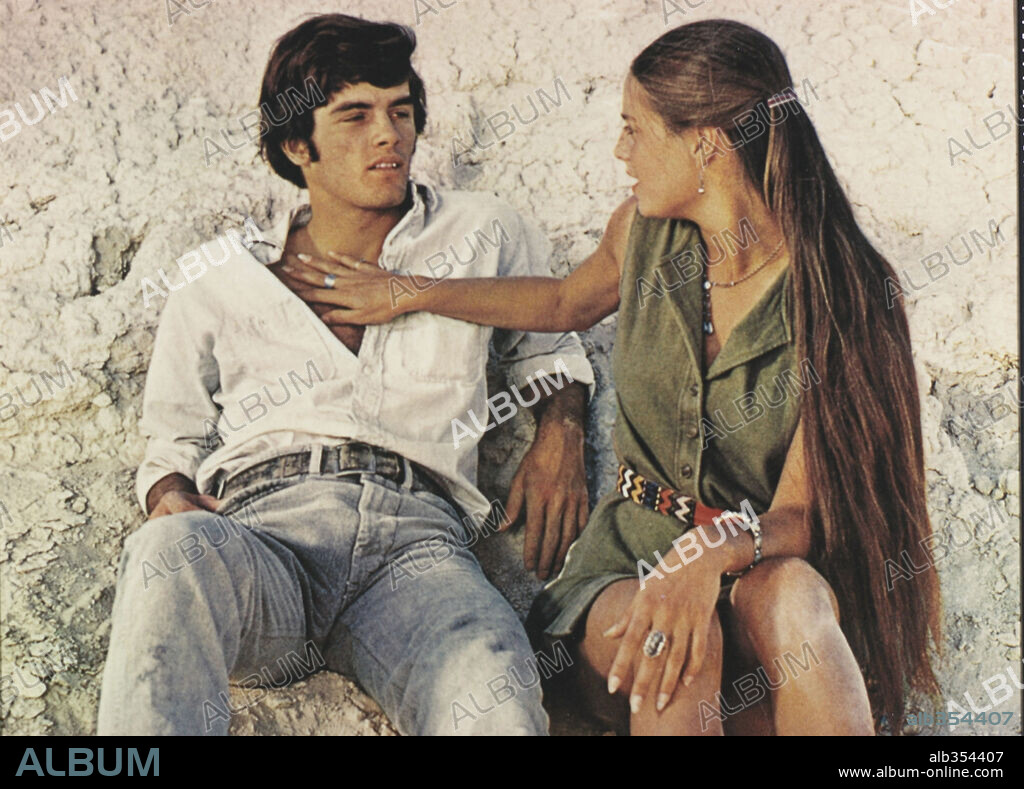 DARIA HALPRIN und MARK FRECHETTE in ZABRISKIE POINT, 1970, unter der Regie von MICHELANGELO ANTONIONI. Copyright M.G.M.