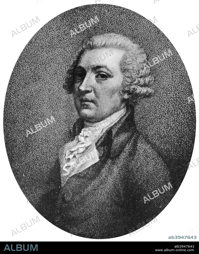 Sir Joshua Reynolds, English painter, late 18th century (1912). A print of Reynolds (1723-1792) from The Connoisseur, (London, 1912).