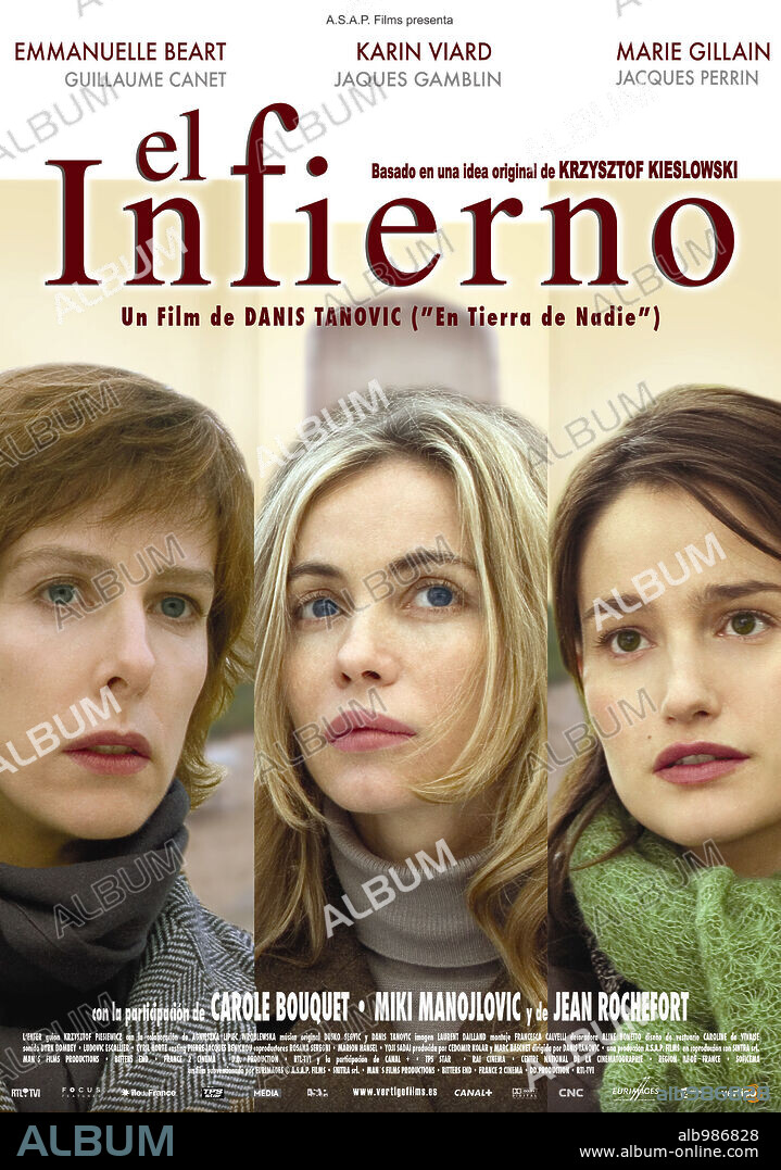Affiche de L' ENFER, 2005, réalisé par DANIS TANOVIC. Copyright ASAP FILMS/SINTRA SRL/MAN'S FILMS/BITTERS END/FRANCE 2 CINEM.