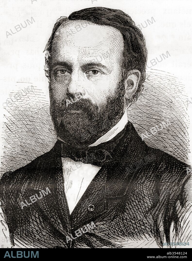 Henri Étienne Sainte-Claire Deville, 1818 - 1881. French chemist. From Les Merveilles de la Science, published c. 1870.