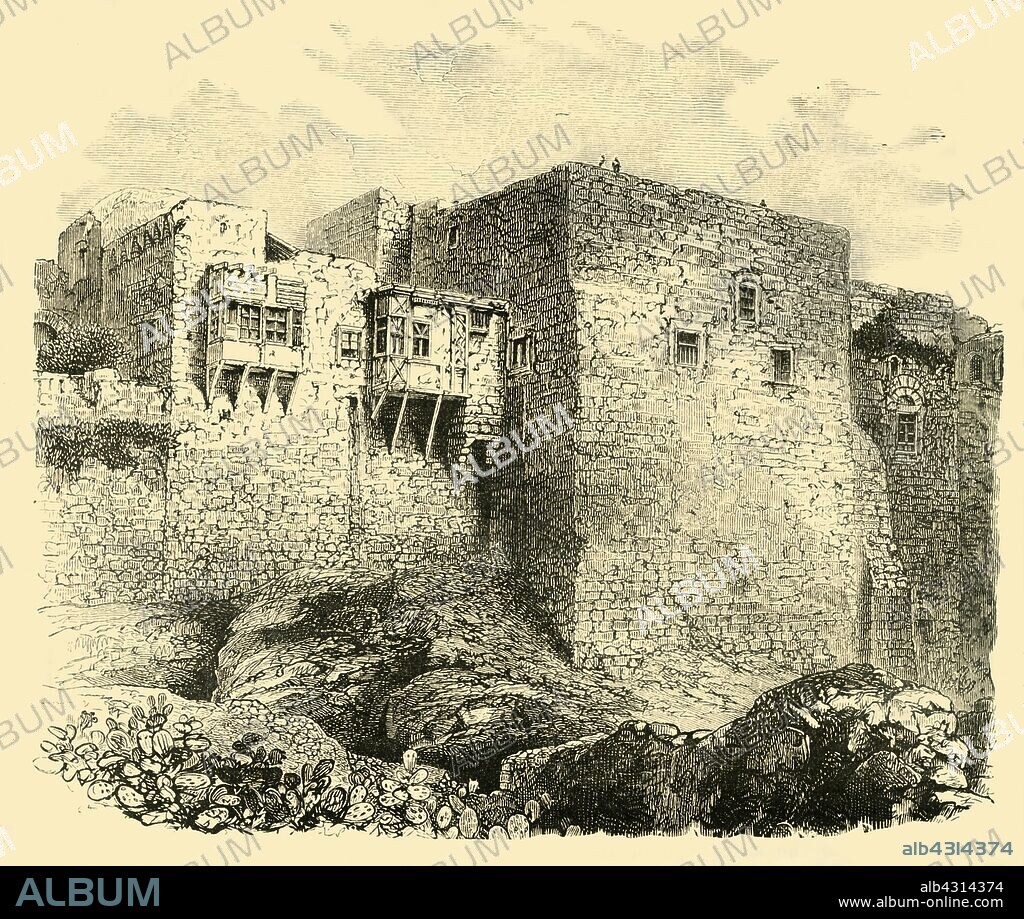 'The Walls of Jerusalem', 1890. Between 1537-1541, Sultan Suleiman I of the Ottoman Empire ordered the ruined walls of Jerusalem be rebuilt. They are now a UNESCO World Heritage Site. From "Cassell's Illustrated Universal History, Vol. III - The Middle Ages", by Edmund Ollier. [Cassell and Company, Limited, London, Paris and Melbourne, 1890. ].