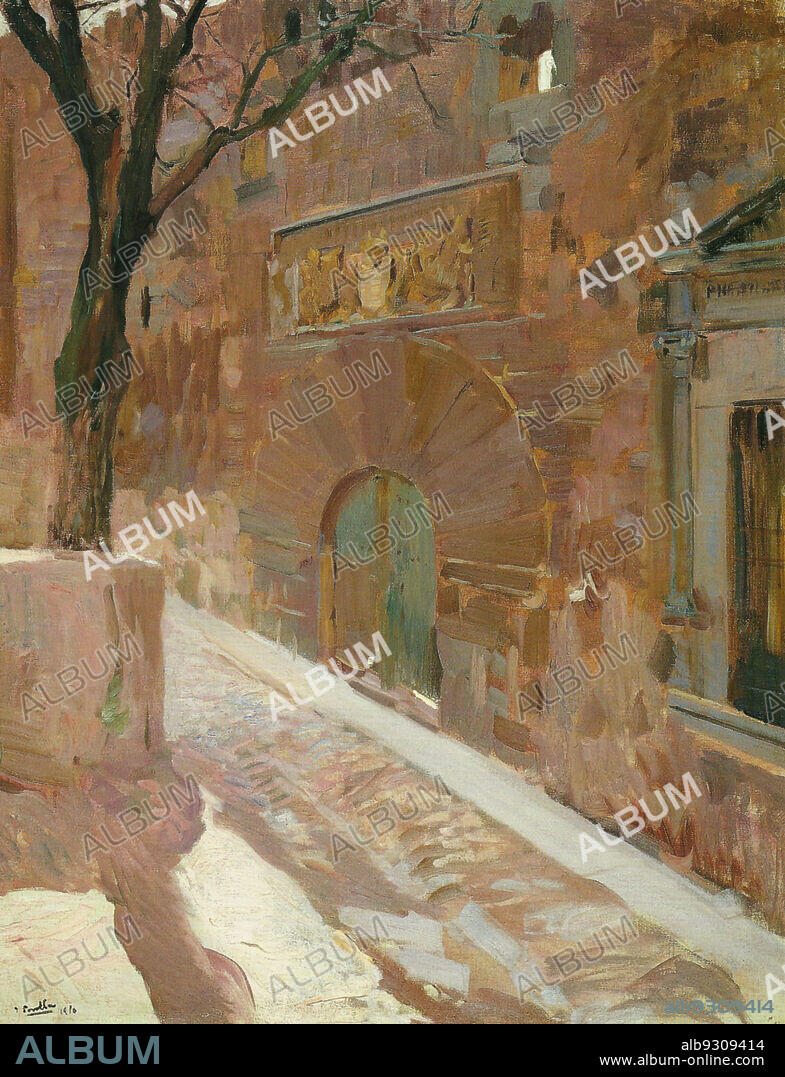 JOAQUIN SOROLLA. Joaquín Sorolla/ Avila, Palace of the Dávila family, 1912. Oil on canvas 104 x 82 cm.