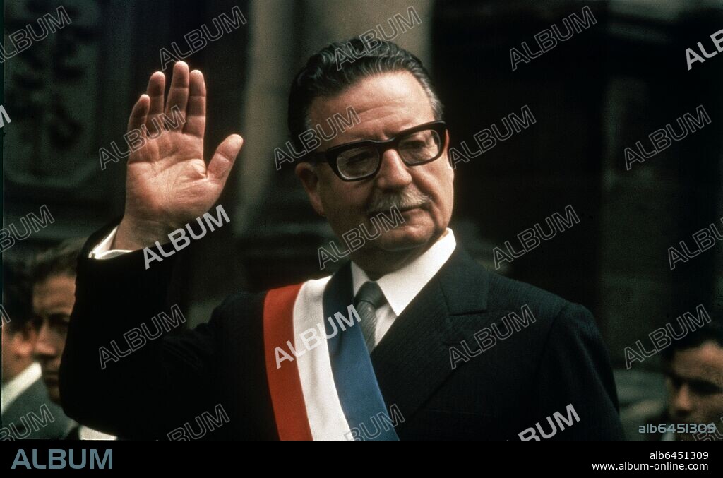 SALVADOR ALLENDE (1908-1973) PRESIDENT OF CHILE.