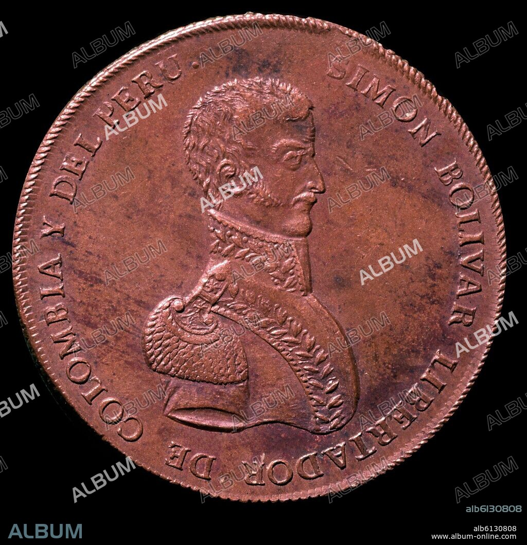 MONEDA - SIMON BOLIVAR (1783-1830).