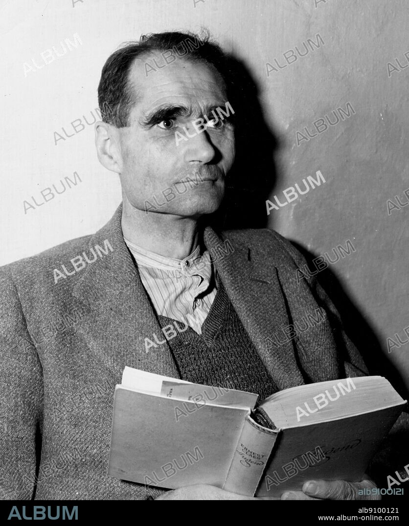 24th November 1945: Rudolph Hess (1894-1987), Nazi war criminal who died alone in Spandau Prison, after he was imprisoned for life at the Nuremberg trials.