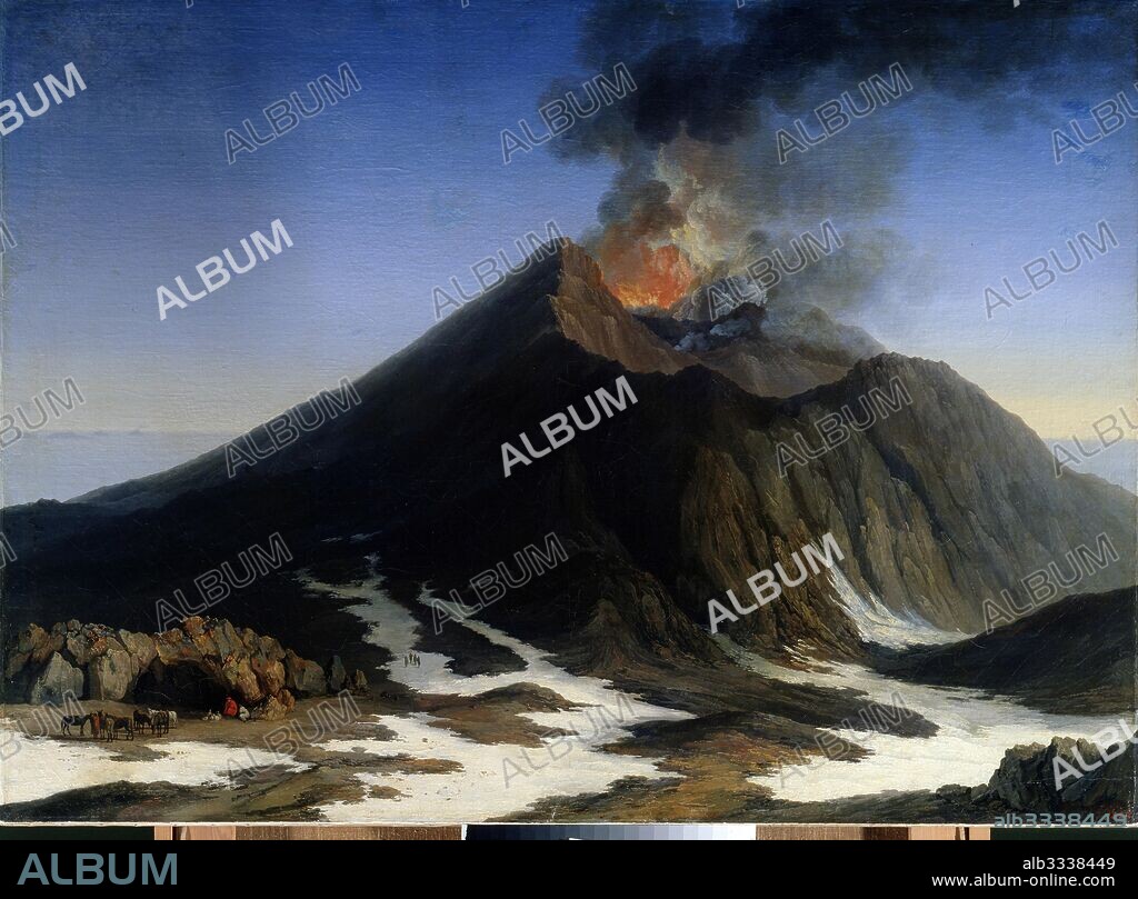 JACOB PHILIPP HACKERT. Eruption of Mount Etna.