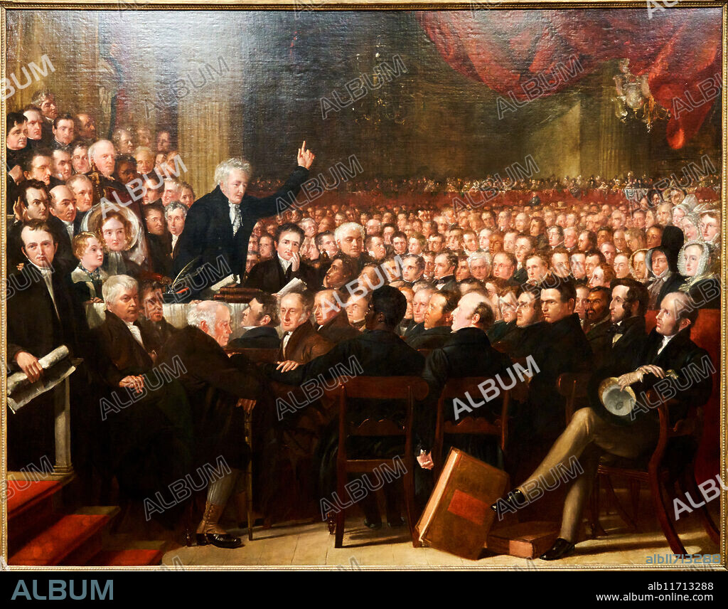 The Anti-Slavery Society Convention, 1840, 1841, By Benjamin Robert Haydon, National Portrait Gallery, London, UK.