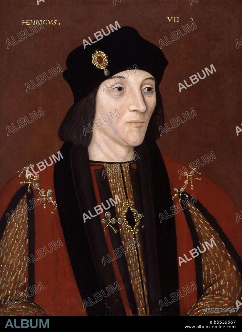Henry VII (28 January 1457 – 21 April 1509) was King of England and Lord of Ireland from his seizing the crown on 22 August 1485 until his death on 21 April 1509, as the first monarch of the House of Tudor. Henry won the throne when his forces defeated Richard III at the Battle of Bosworth Field. He was the last king of England to win his throne on the field of battle. Henry cemented his claim by marrying Elizabeth of York, daughter of Edward IV and niece of Richard III. Henry was successful in restoring the power and stability of the English monarchy after the political upheavals of the civil wars known as the Wars of the Roses. He founded the Tudor dynasty and, after a reign of nearly 24 years, was peacefully succeeded by his son, Henry VIII.
