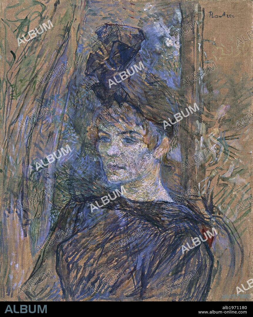 Portrait of Suzanne Valadon, 1886-1887, by Henri de Toulouse Lautrec (1864-1901).