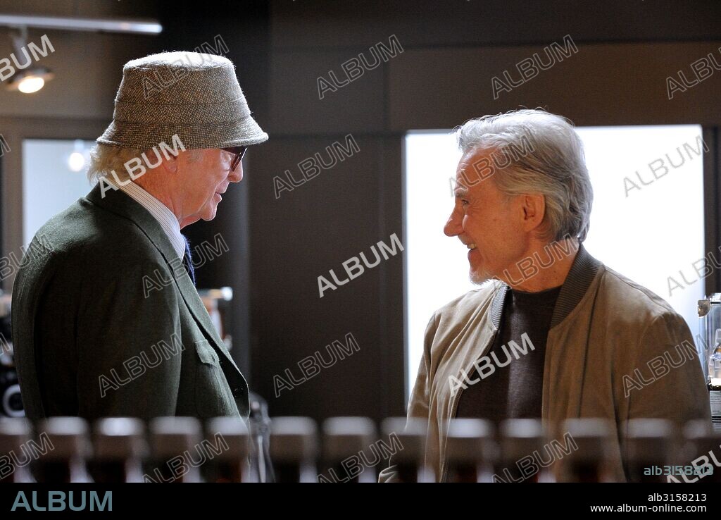HARVEY KEITEL and MICHAEL CAINE in YOUTH, 2015, directed by PAOLO SORRENTINO. Copyright INDIGO FILM.
