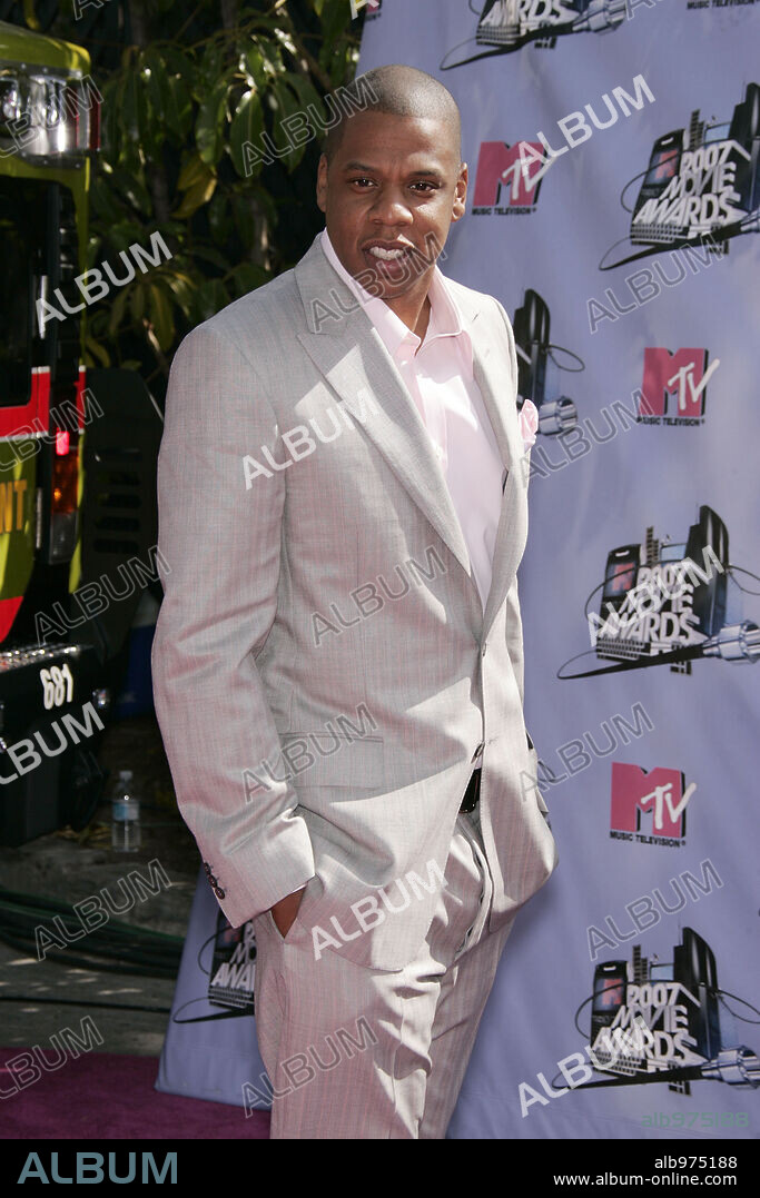 JAY Z. Jun 1, 2007 - Hollywood, California, USA - Singer JAY-Z at the Mtv Movie Awards held at the Gibson Ampitheater. 03/06/2007