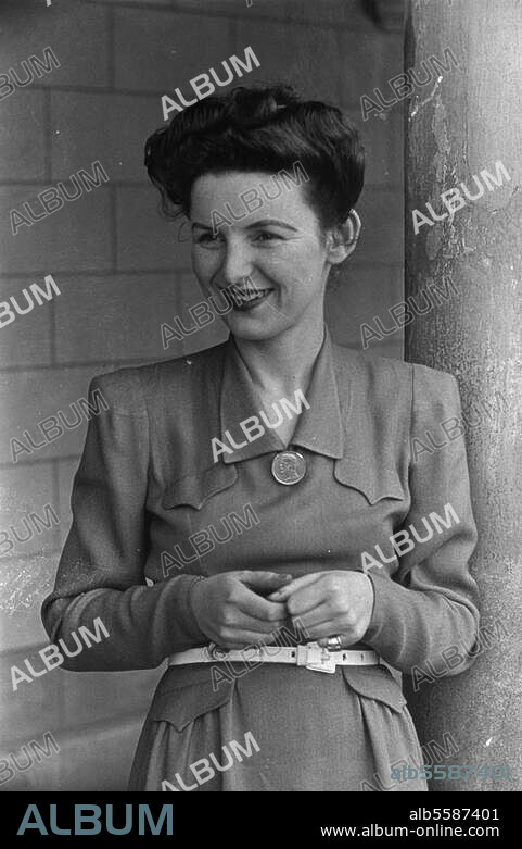 Antoinette, princesse de Monaco, soeur du prince Rainier III de Monaco . 1920-1983. Photo, 1945.