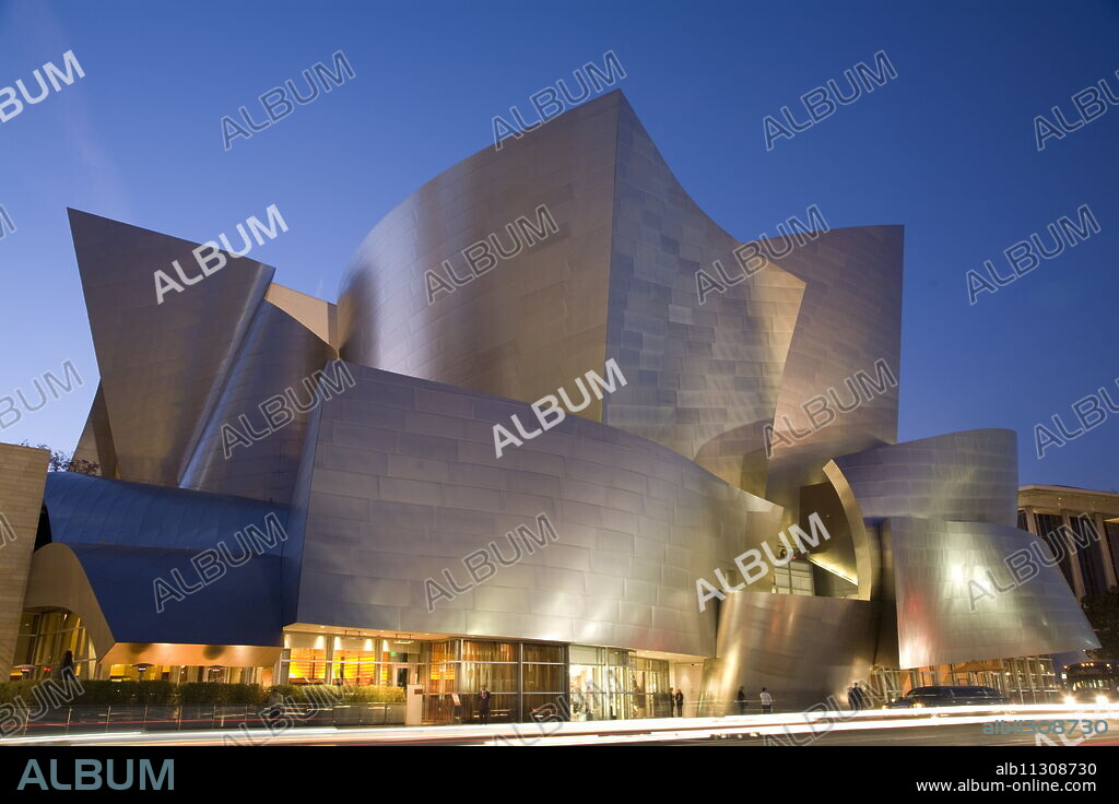 Disney Concert Hall, designed by Frank Gehry, Los Angeles, California, United States of America, North America.