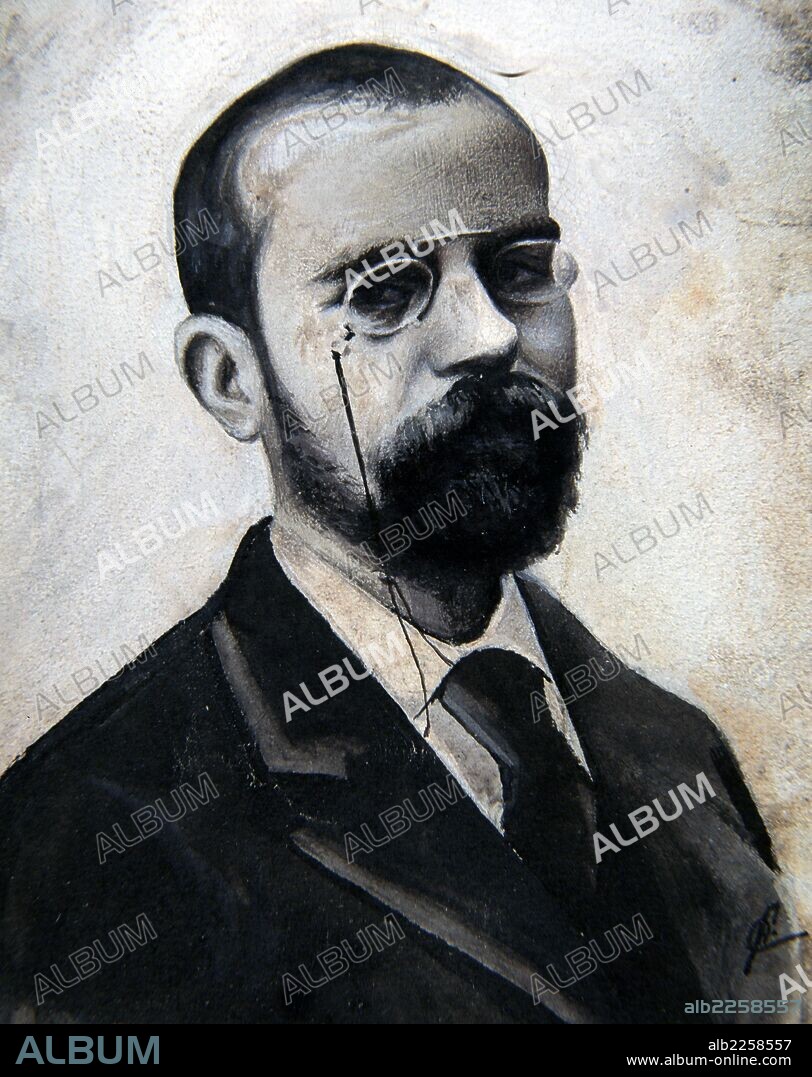 CLARIN. (LEOPOLDO ALAS) ESCRITOR ESPAÑOL. ZAMORA 1852-1901  RETRATO.