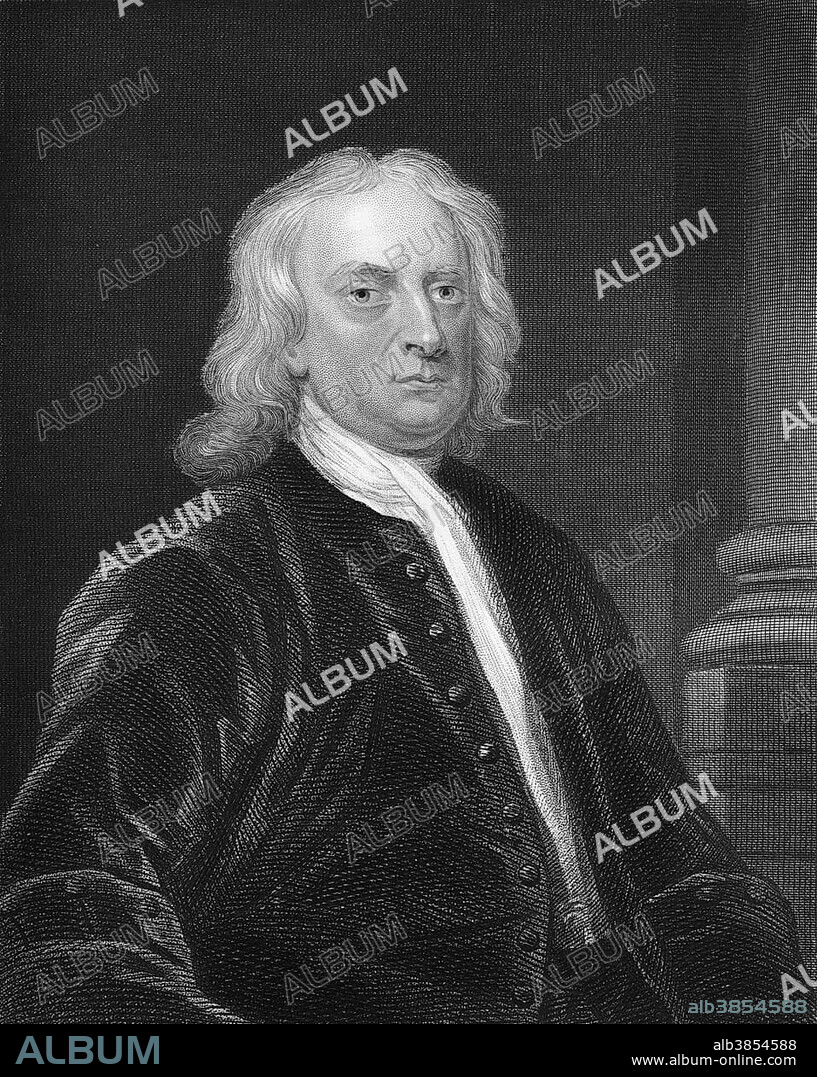 Sir Isaac Newton, 1642, 1726, English physicist and mathematician