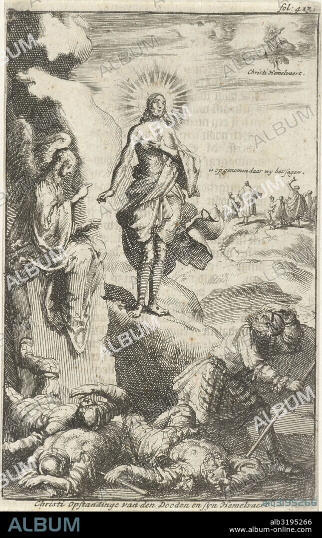 Resurrection of Christ, Jan Luyken, Jan Claesz ten Hoorn, 1690.
