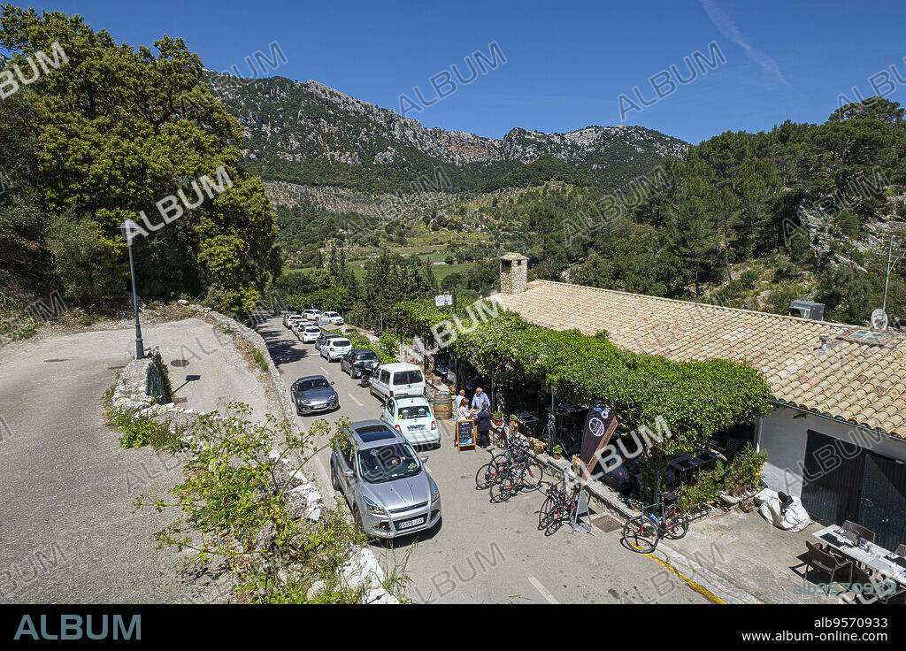 restaurante Can Tomeu, valle de Orient, sierra de Tramuntana, Mallorca, Balearic Islands, Spain.