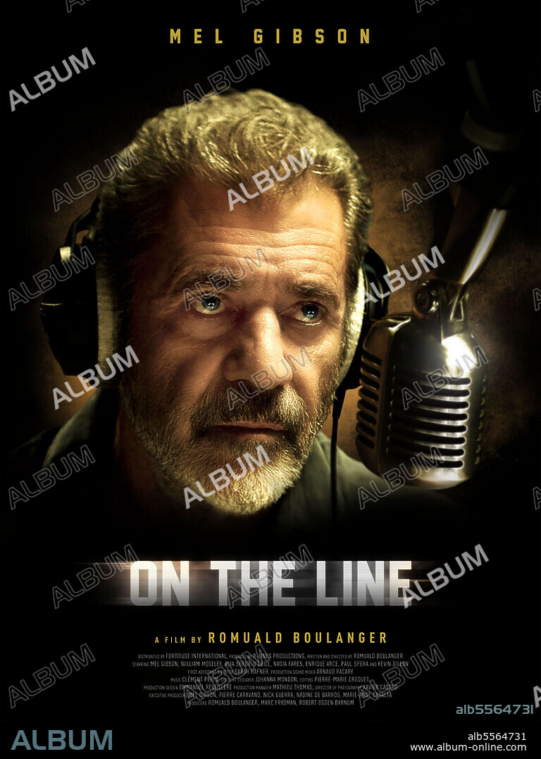 MEL GIBSON en ON THE LINE, 2022, dirigida por ROMUALD BOULANGER. Copyright Three Point Capital.