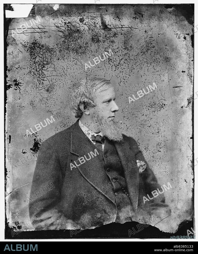 Allen G. Thurman of Ohio, 1865-1880. Thurman, Hon. Allen G. Senator of Ohio. Born in Lynchburg, Va. Nov. 13, 1813, between 1865 and 1880. [Politician and lawyer: Supreme Court justice].