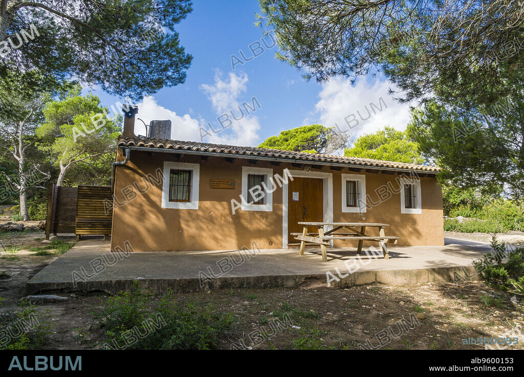 refugio de Son Real, finca publica de Son Real, término municipal de Santa Margarita, costa nor-este de Mallorca, balearic islands, spain.