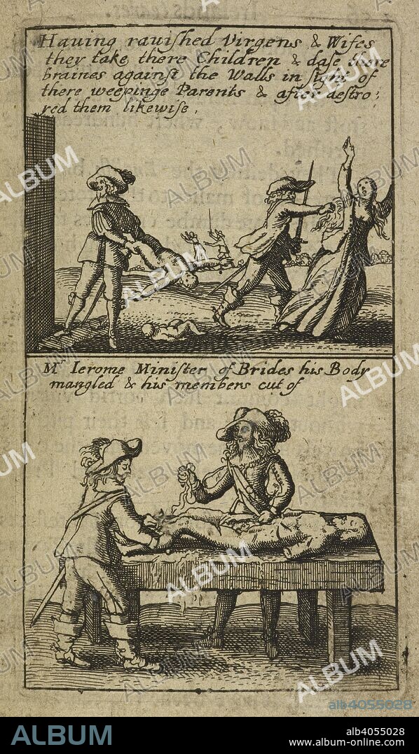 JAMES CRANFORD. The cruel and bloodthirsty acts in Ireland during the english Civil War and the religious conflicts between Roman Catholics and Protestants. . The Teares of Ireland. England. Source: G.5557 55. Language: English.