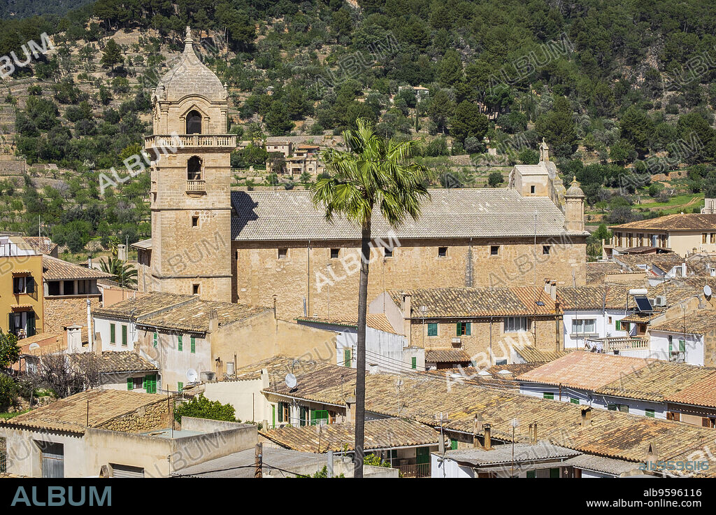iglesia de de Sant Mateu, Bunyola, Mallorca, balearic islands, Spain.