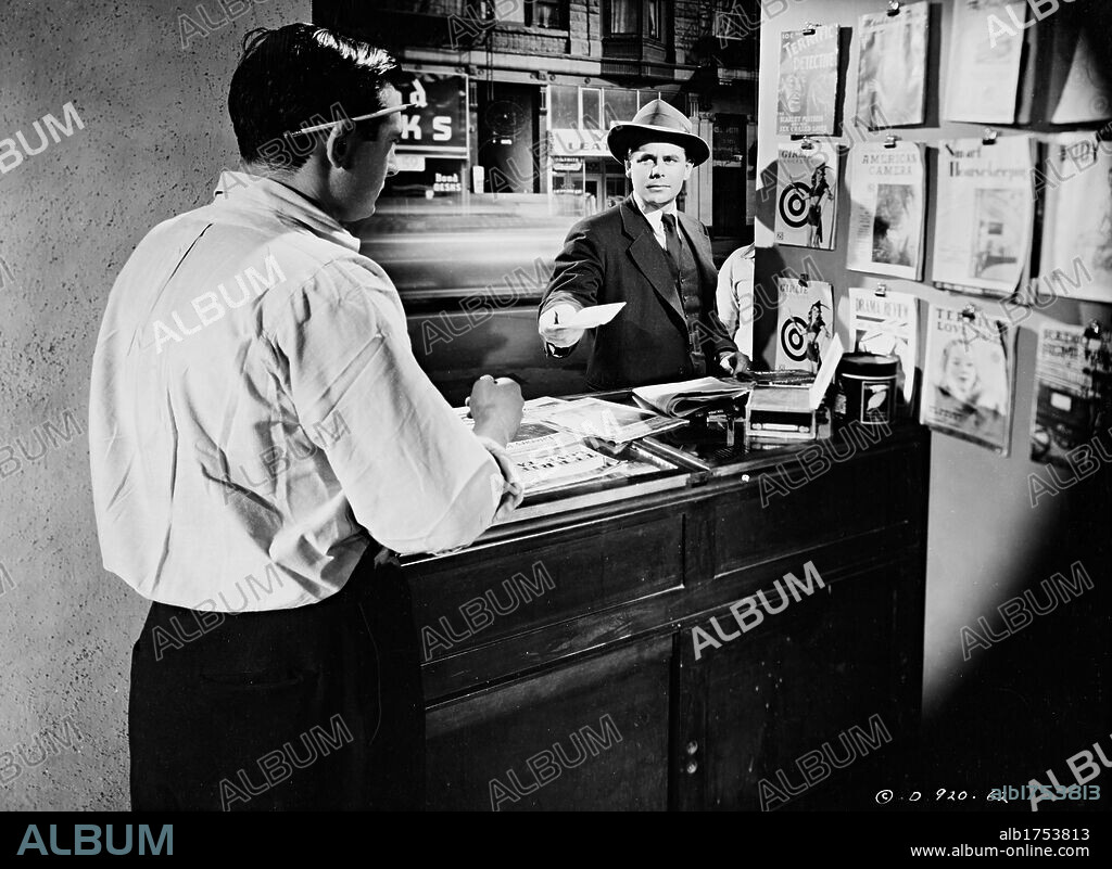 GLENN FORD en RELATO CRIMINAL, 1949 (THE UNDERCOVER MAN), dirigida por JOSEPH H. LEWIS. Copyright COLUMBIA PICTURES.