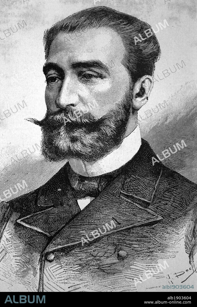 Marie François Sadi Carnot (1837-1894), político francés, presidente de la Tercera República de Francia de 1887 hasta su asesinato en 1894.