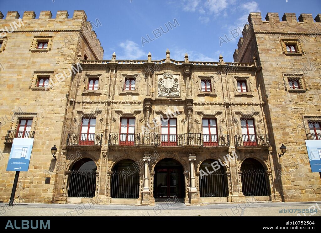 Palacio de Revillagigedo, Plaza del Marqués, Cimadevilla, Gijon Asturias Spain.