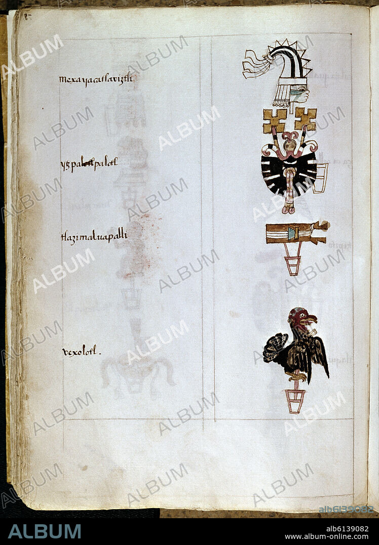 SAHAGUN BERNARDINO DE. CODICE MATRITENSIS-S XVI-CODICE POSTCOLOMBINO.
