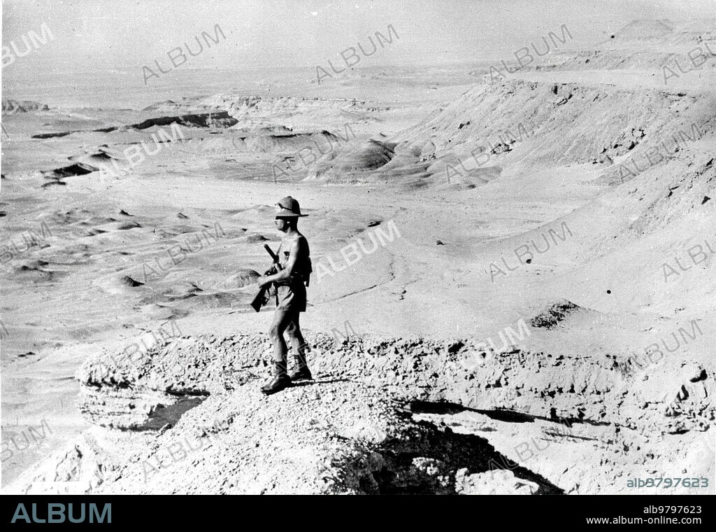 1942. Zona de depresión de el Qattara.