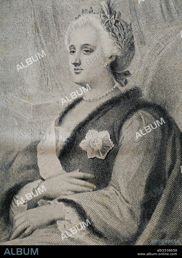 Catherine II (born Sophie of Anhalt-Zerbst; 2 May 1729 - 17 November 1796), most commonly known as Catherine the Great, was the last reigning Empress Regnant of Russia from 1762 until 1796--the country's longest-ruling female leader. She came to power following the assassination of her husband and second cousin, Peter III. Under her reign, Russia grew larger, its culture was revitalised, and it was recognised as one of the great powers of Europe.