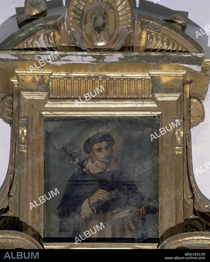 FRANCISCO PACHECO. DETALLE DEL RETABLO DE LA IGLESIA DE SANTA MARIA MAGDALENA - SANTO DOMINGO - 1612.