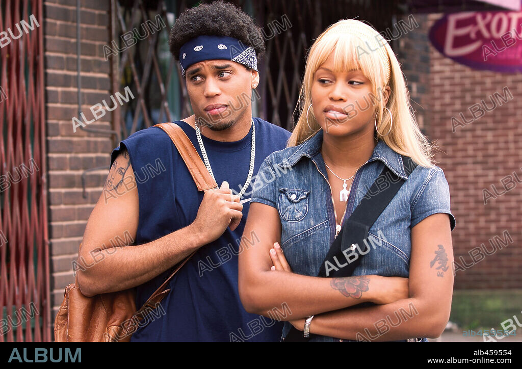 EVA and MICHAEL EALY in BARBERSHOP 2: BACK IN BUSINESS, 2004, directed by KEVIN RODNEY SULLIVAN. Copyright METRO GOLDWYN MAYER / BENNETT, TRACY.