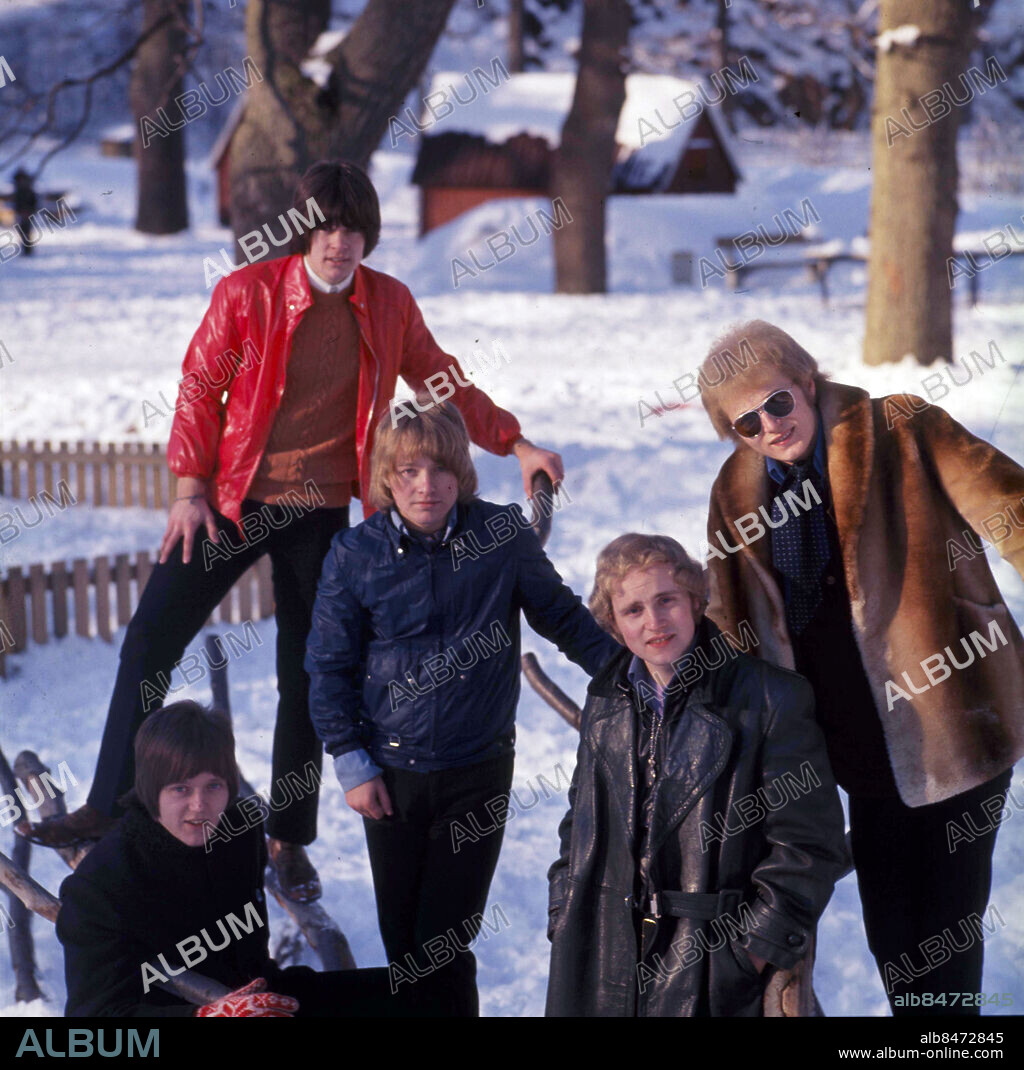 Göteborg januari 1968. Popgruppen Jackpots. Foto Pelle Lund / Kamerareportage *** Local Caption *** . PELLE LUND.