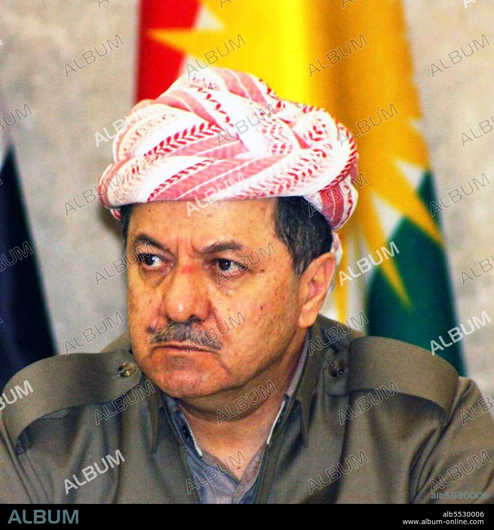 Masoud Barzani (Kurdish: Mesud Barzanî; born 16 August 1946) is an Iraqi Kurdish politician who has been President of the Iraqi Kurdistan Region since 2005, as well as leader of the Kurdistan Democratic Party (KDP) since 1979. Masoud Barzani succeeded his father, the Kurdish nationalist leader Mustafa Barzani, as the leader of the KDP in 1979. Working closely with his brother Idris Barzani until Idris' death, Barzani and various other Kurdish groups fought Baghdad during the Iran-Iraq War. For much of this time, the Kurdish leadership was exiled to Iran.